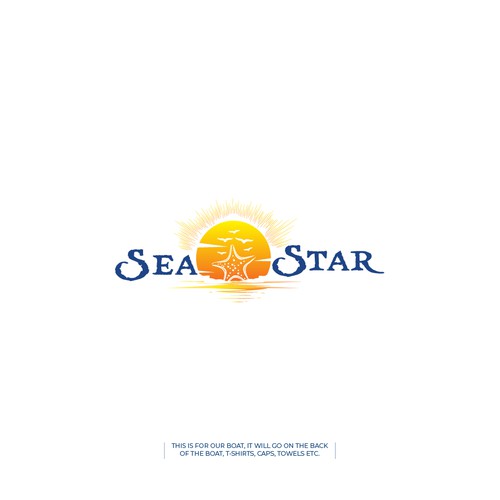 Design a beautiful, fun logo for our boat Sea Star Design by Sonnie.