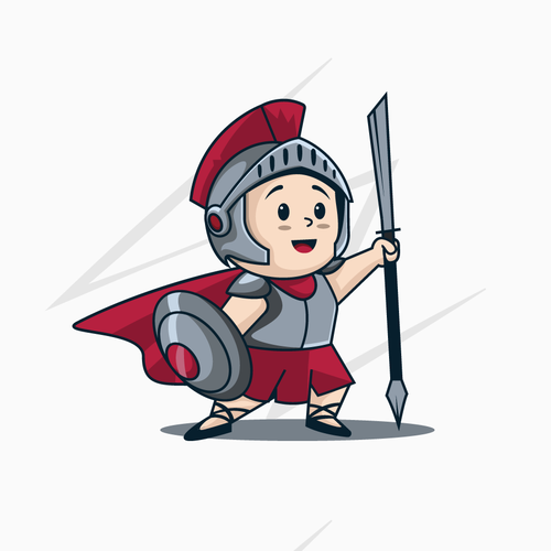 Warrior Mascot Design by AdriánKG