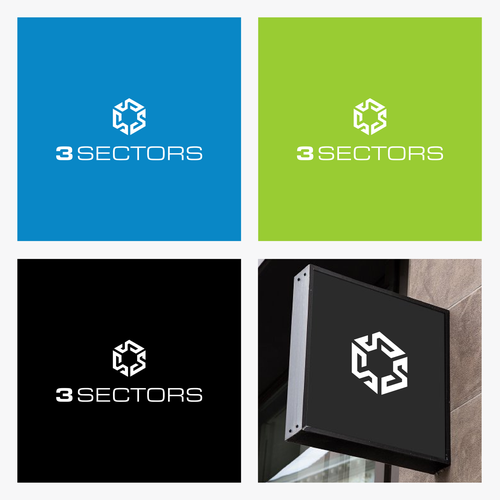 Design logo for 3Sectors (Conference and exhibition organization company) Design by debora_