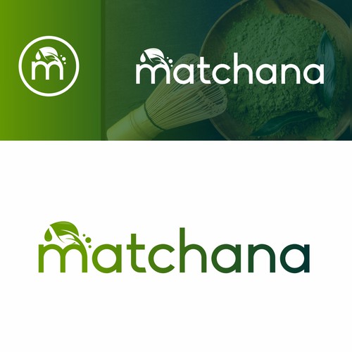 Looking for a Standout Brand Starter Pack to Attract Premium Matcha Enthusiasts for 'Matchana' Design by Tanny Dew ❤︎