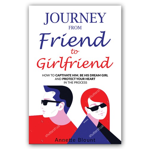 Design a book cover that is fun and playful to help single women experience love beyond friendship Design by Retina99