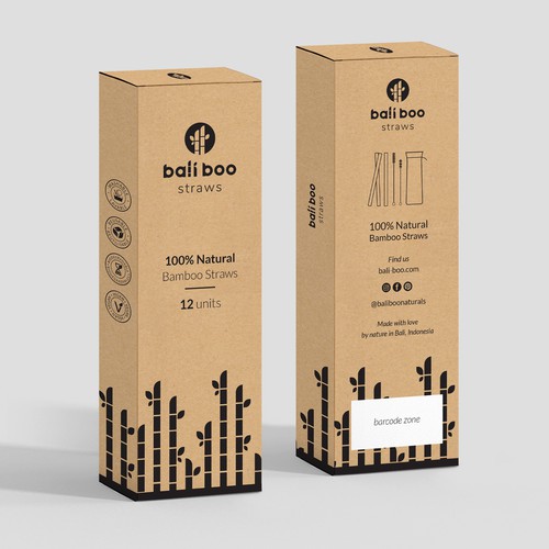 Awesome Packaging design for Bali Boo Design by StanBranding