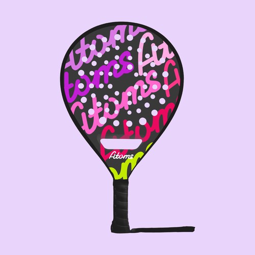 Padel Racket Design Competition. Design by namanama