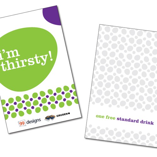 Design the Drink Cards for leading Web Conference! Réalisé par trafficlikeme
