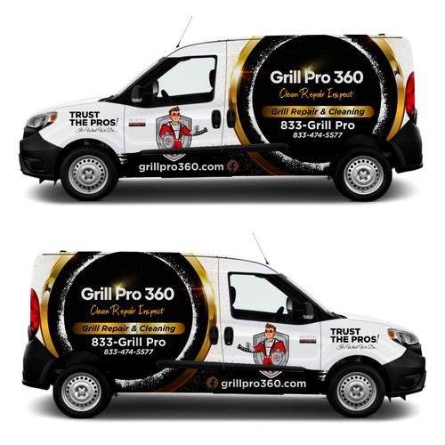 Designs | Cohesive vehicle wrap design for new company division | Car ...