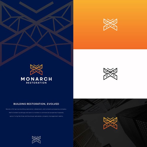 Design a modern clean logo package for a restoration company Design by Danny A