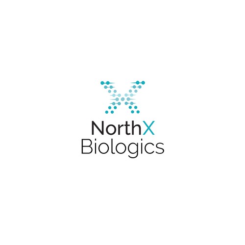 Logo for new pharmaceutical company within gene therapy, DNA and RNA. Design by K3A