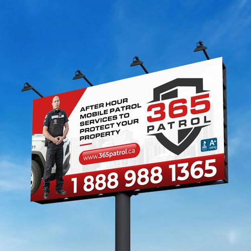 I need a billboard design for a Security Guard Company Design by icon89GraPhicDeSign
