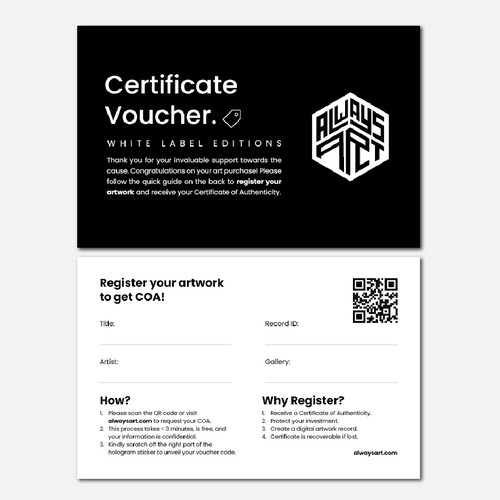 Certificate Voucher Design by rozenschnee