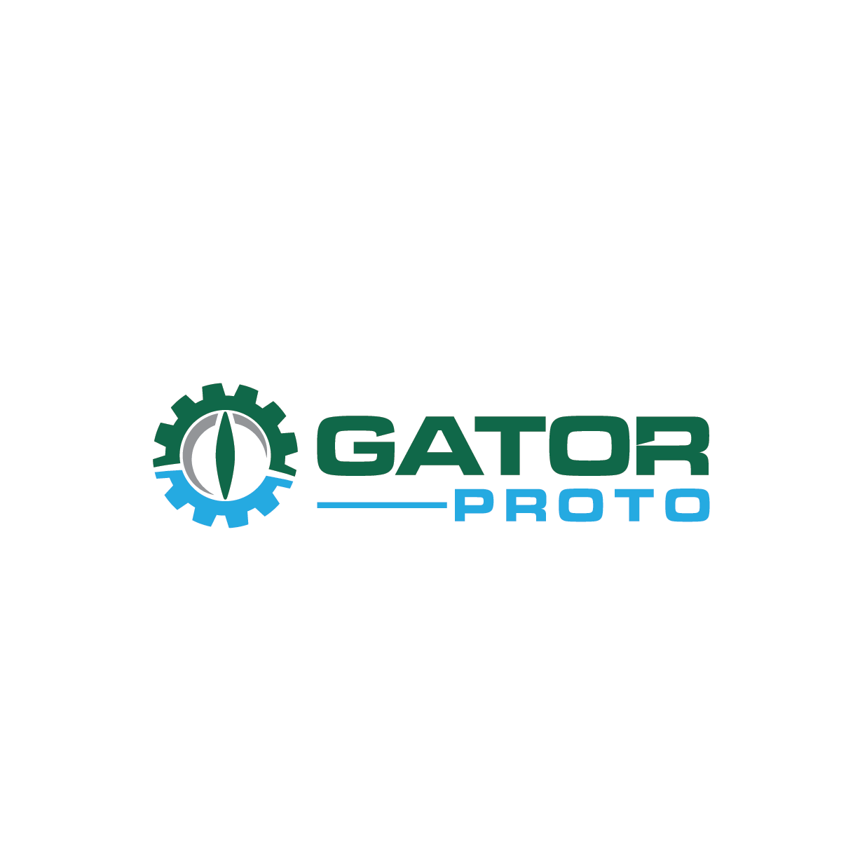 Piston logo with the title 'Logo design for Gator Proto '