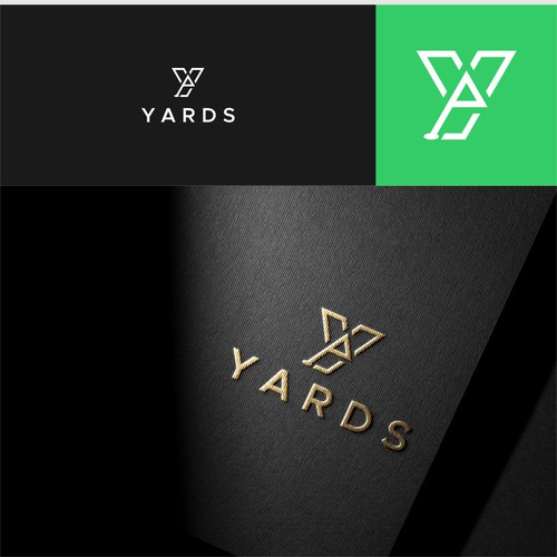 Yards golfing app logo Design by GengRaharjo