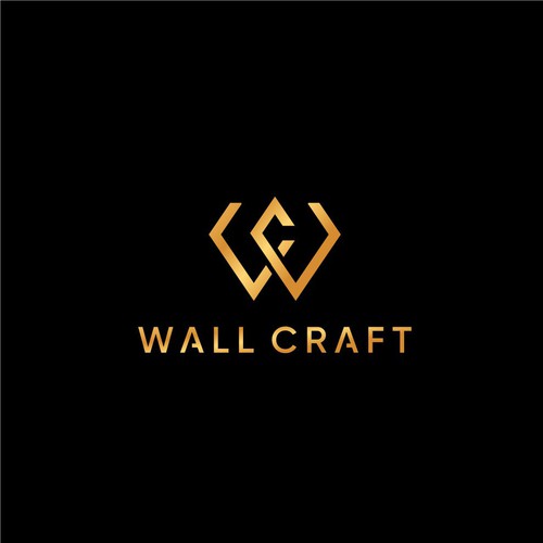 Clean modern geometric inspired logo for luxury wall decor Design by Oshafirms