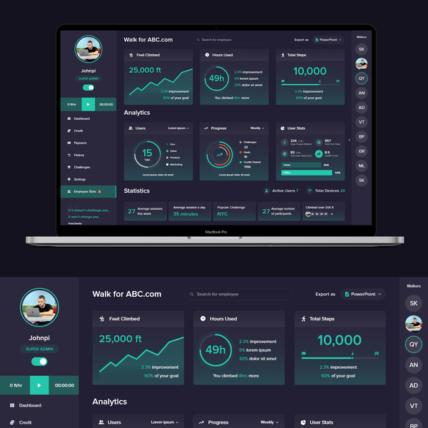 Clean Employer Dashboard