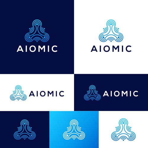 New logo for Aiomic (AI healthtech company) Design by arif_dsgn