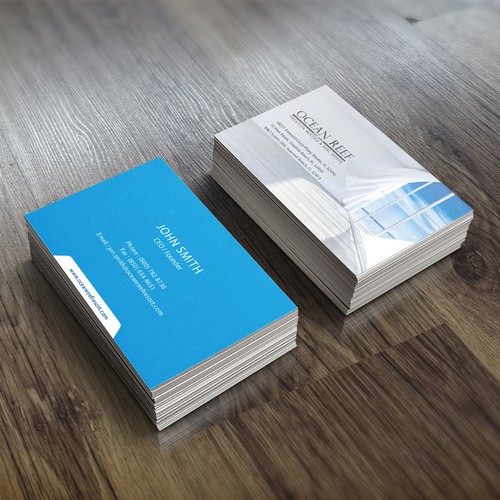 Design a fun, beach-inspired Business Card Design by fayastata77