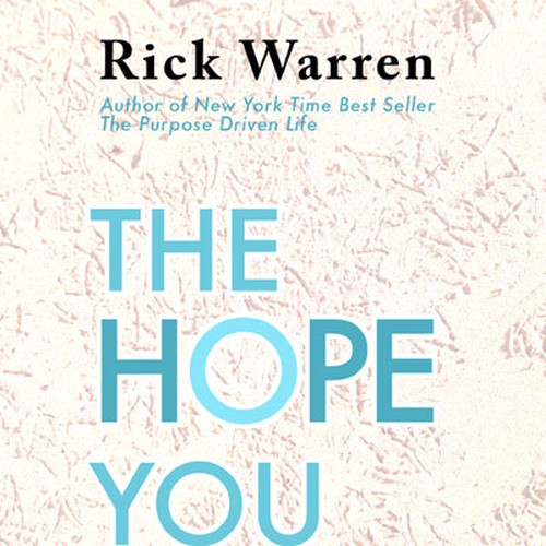 Design Rick Warren's New Book Cover Design by Caryvang