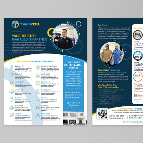 Twintel Service Advertisement Design by dezignedge*