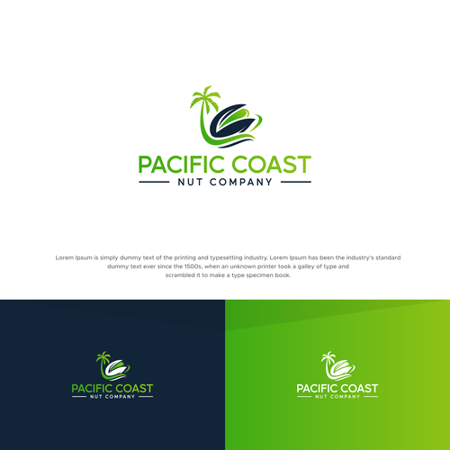 Simplistic logo for a California pistachio company Design by MotionPixelll™