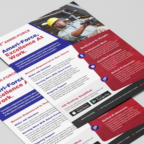 Ameri-Force electronic brochure Design by Alphabet ♥