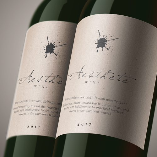 Minimalistic wine label needed Réalisé par Mida Strasni