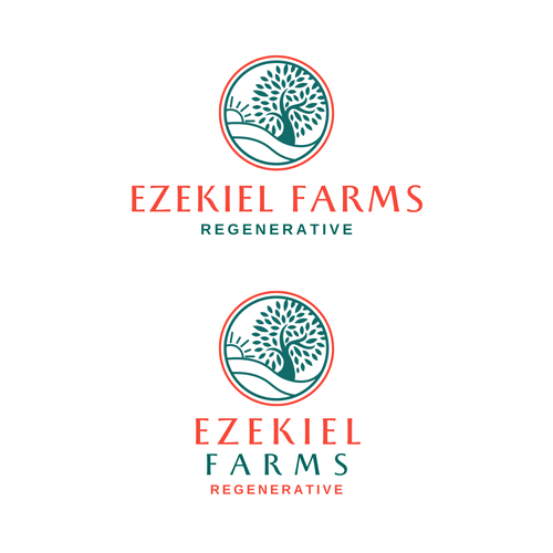 A sweet, earthy logo for a regenerative fruit farm Design by JcaraxGD