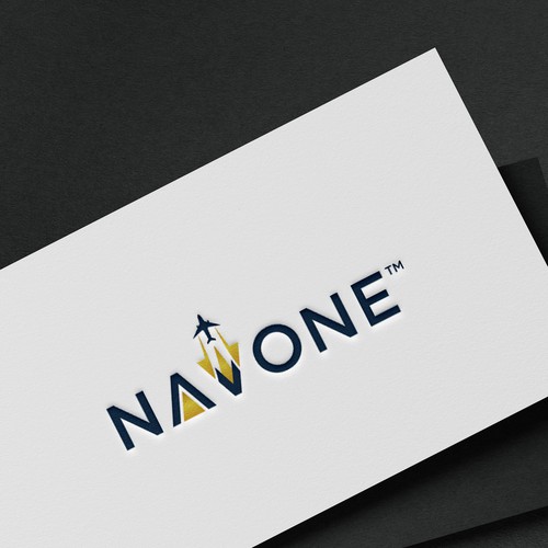 NavOne Logo - Sub Brand of NavPass.aero Design by dianagargarita