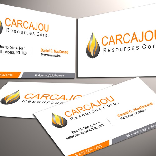stationery for Carcajou Resources Corp. Ontwerp door rikiraH