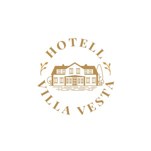 Hotell Logo in Classic Style, for a Small Hotell in a Small Town. (See references) Design by PXRon