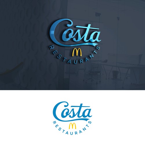 Logo for Costa Restaurants - McDonald's Design by rouf_art