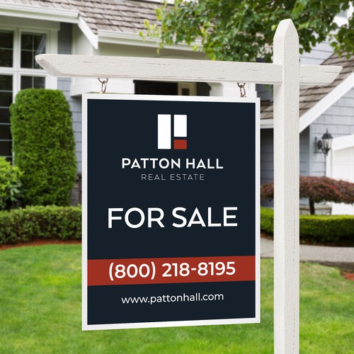 Guaranteed Real Estate Brokerage Needs An Original Modern Minimalist For Sale Sign Signage Contest 99designs