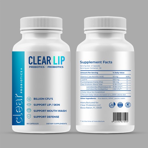 Bottle Labeling for Probiotic Company Design by By.You