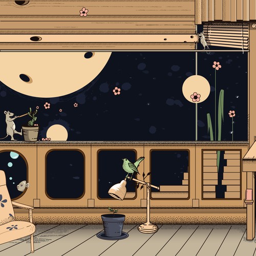 Designs | Community Contest | Illustrate your happy place as a virtual ...