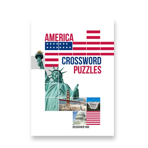 America Crossword Puzzles. Patriotic, Americana, Simple, Basic Design by Rishin Manohar