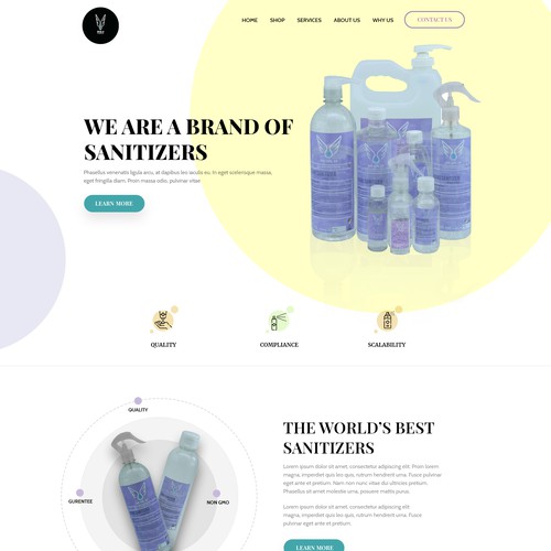 Web page design contest entry by FuturisticBug