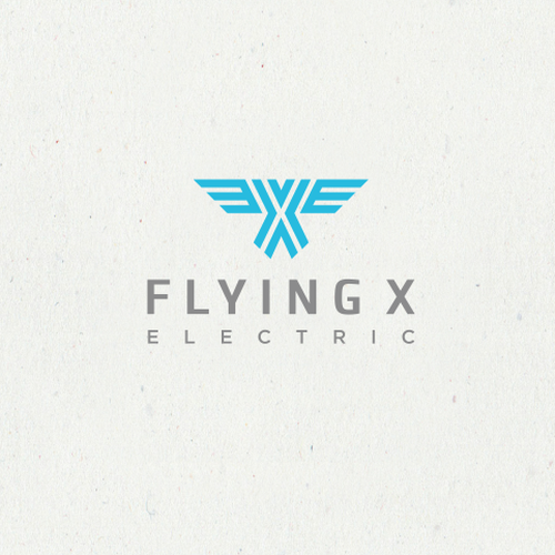 Design di Flying X Electric Logo di vionaArt