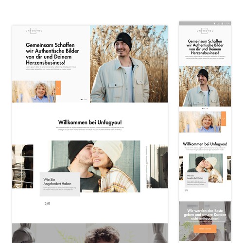 Landing page design contest entry by rachmadani