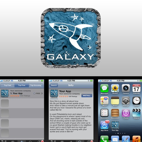 Design di iOS Space Game Needs Logo and Icon di Graphikool