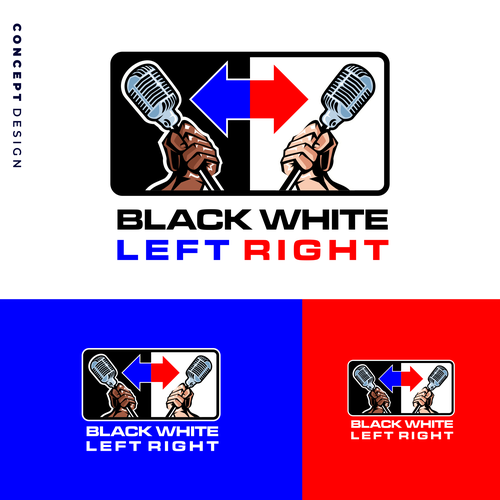 Need a simple, clever, but professional logo and text for our political podcast! Design by Grace's_Secret