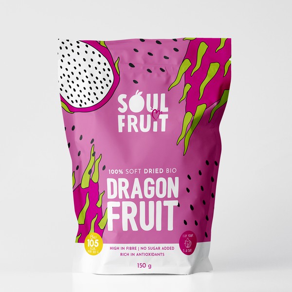 fun and colorful packaging design for food product