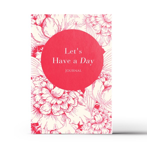 Minimalistic pinterest vibe for a self help journal cover Design by Trivuj