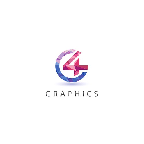 Geometric, modern, inspiring, powerful logo for my graphic design company C4 Graphics located in Colorado Réalisé par totovas