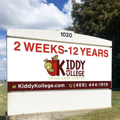 Playful, professional signage for child care center Design by GrApHiC cReAtIoN™