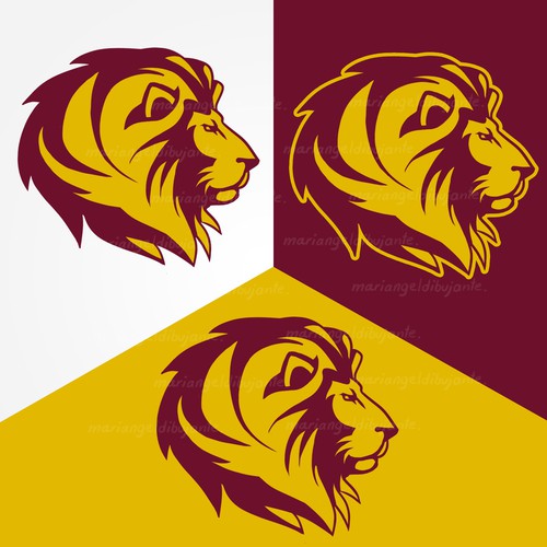 Home of the Lions! Design a school mascot Design by Mariangeldibujante