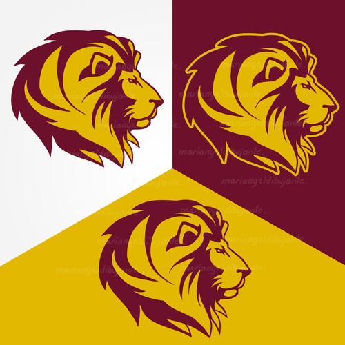 Home of the Lions! Design a school mascot Design by Mariangel Salazar