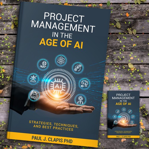 Simple, professional cover for a business book about Artificial Intelligence Design von ~99~