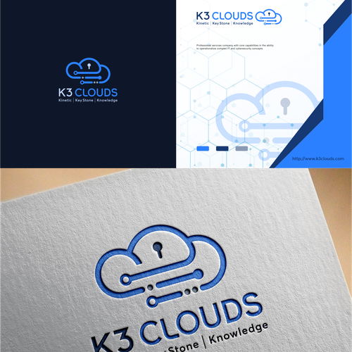 New logo for IT services company Design by is_RoM graphic