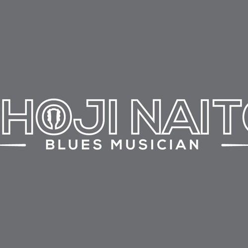 LOGO for a Blues Musician WEB and posters Diseño de Archell Designs