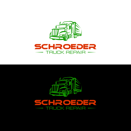 Design an awesome new logo for a semi-truck repair company | Logo