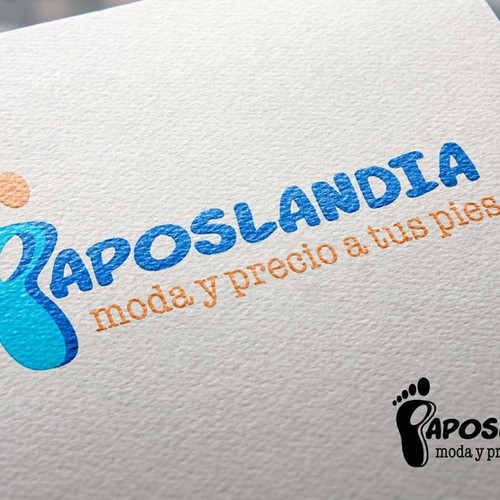"Paposlandia necesita un nuevo logo para su tienda de zapatos en linea" winning Logo design