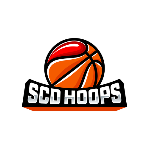 Basketball Logo for Team 'SCD Hoops' - Your Winning Logo Featured on Major Sports Network Design by xale